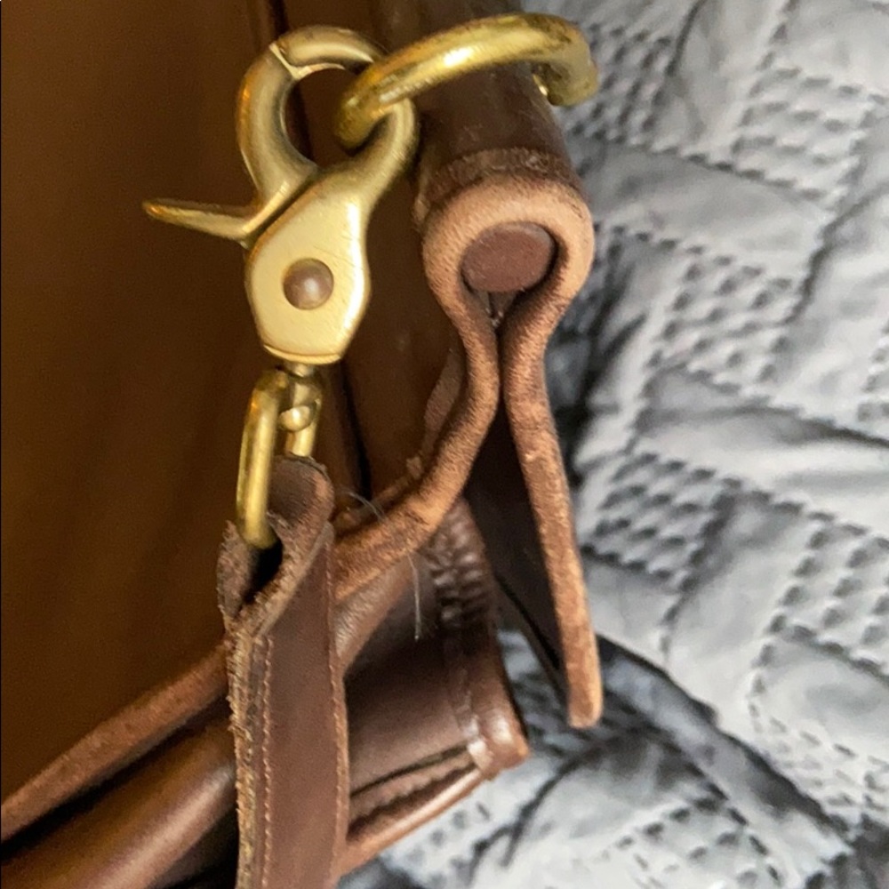 Coach leather messenger bag - Picture 7 of 11